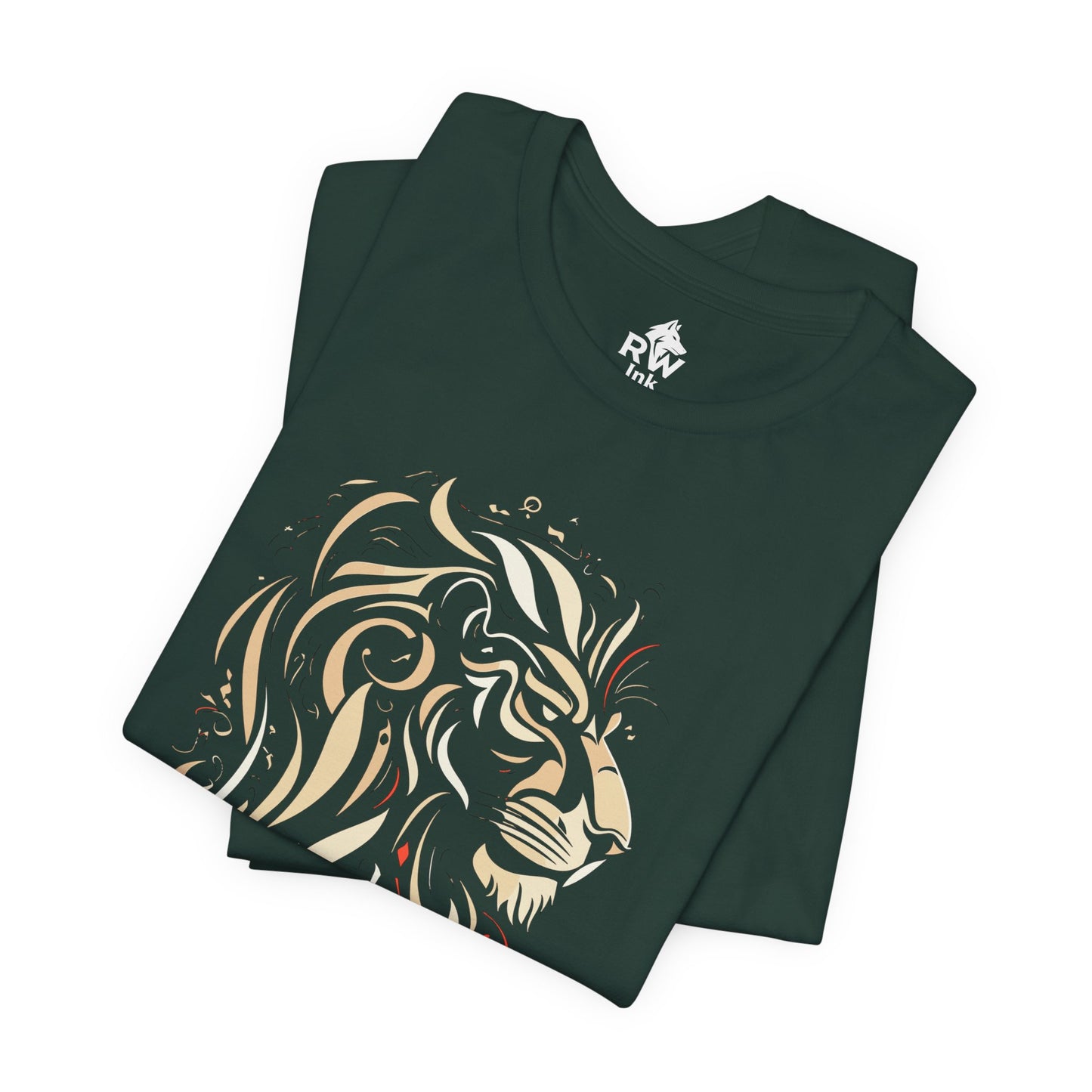 Majestic Lion – Tribal Art Tee | Bella+Canvas 3001 Unisex T-Shirt