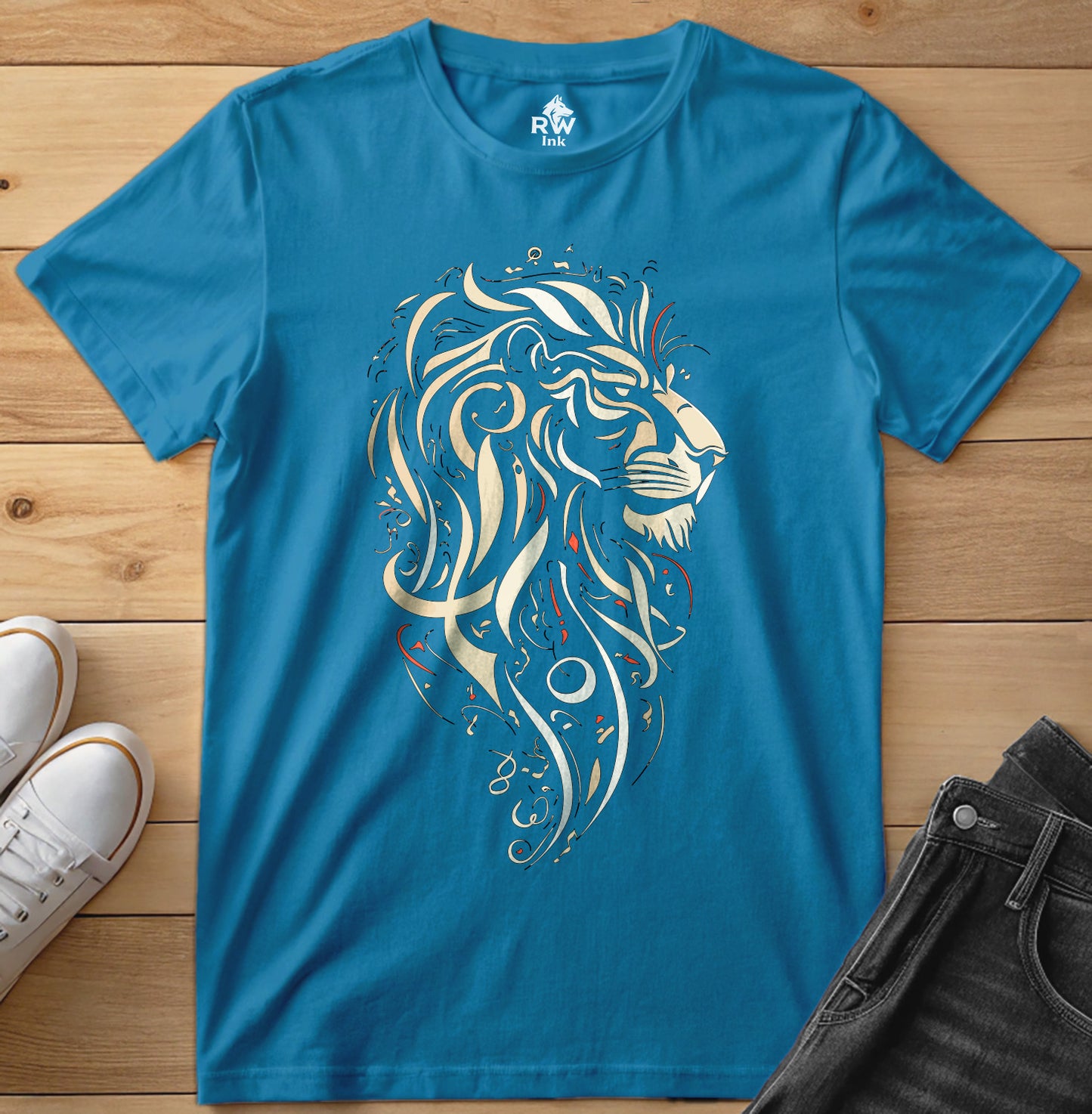 Majestic Lion – Tribal Art Tee | Bella+Canvas 3001 Unisex T-Shirt