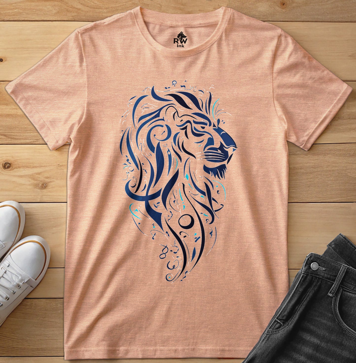 Majestic Lion – Tribal Art Tee | Bella+Canvas 3001 Unisex T-Shirt