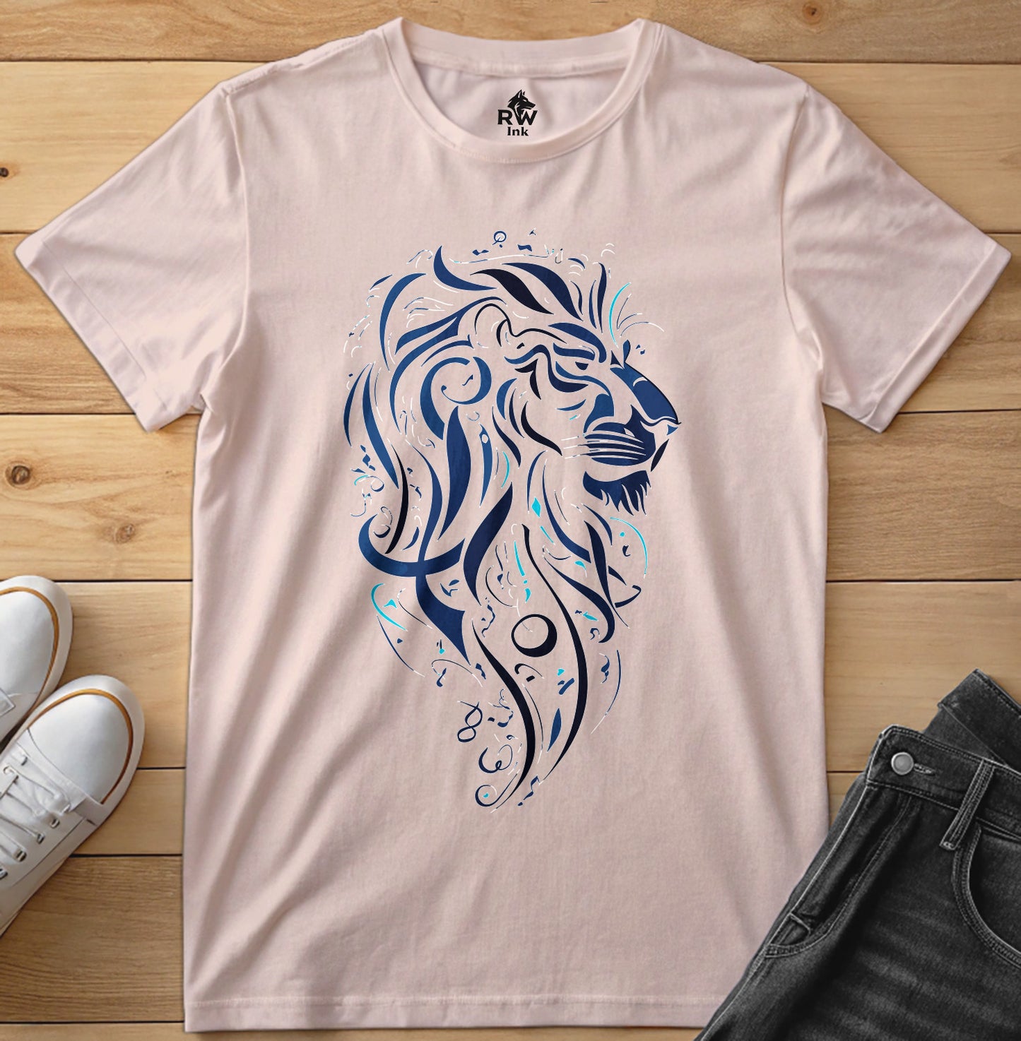 Majestic Lion – Tribal Art Tee | Bella+Canvas 3001 Unisex T-Shirt