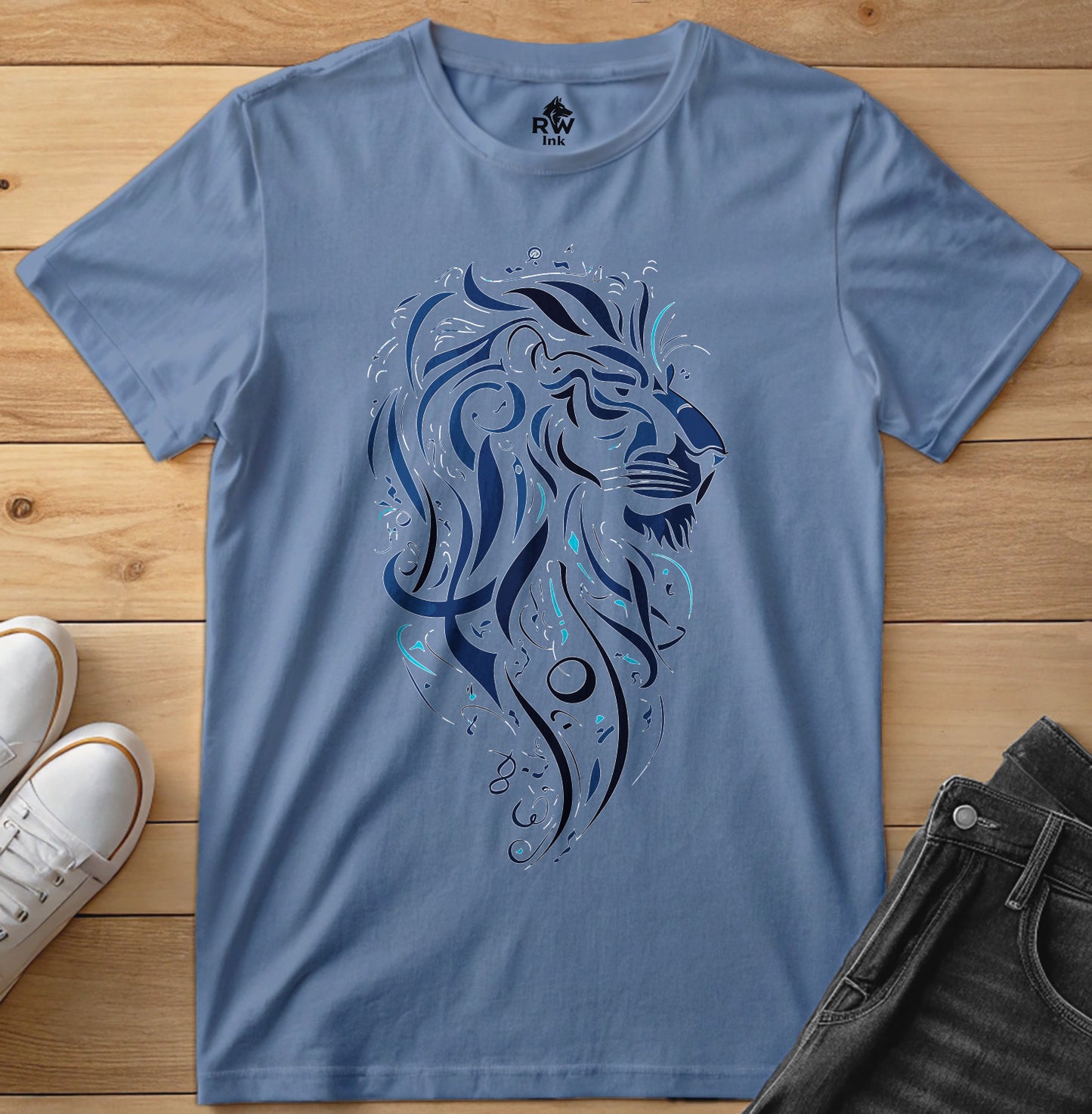 Majestic Lion – Tribal Art Tee | Bella+Canvas 3001 Unisex T-Shirt