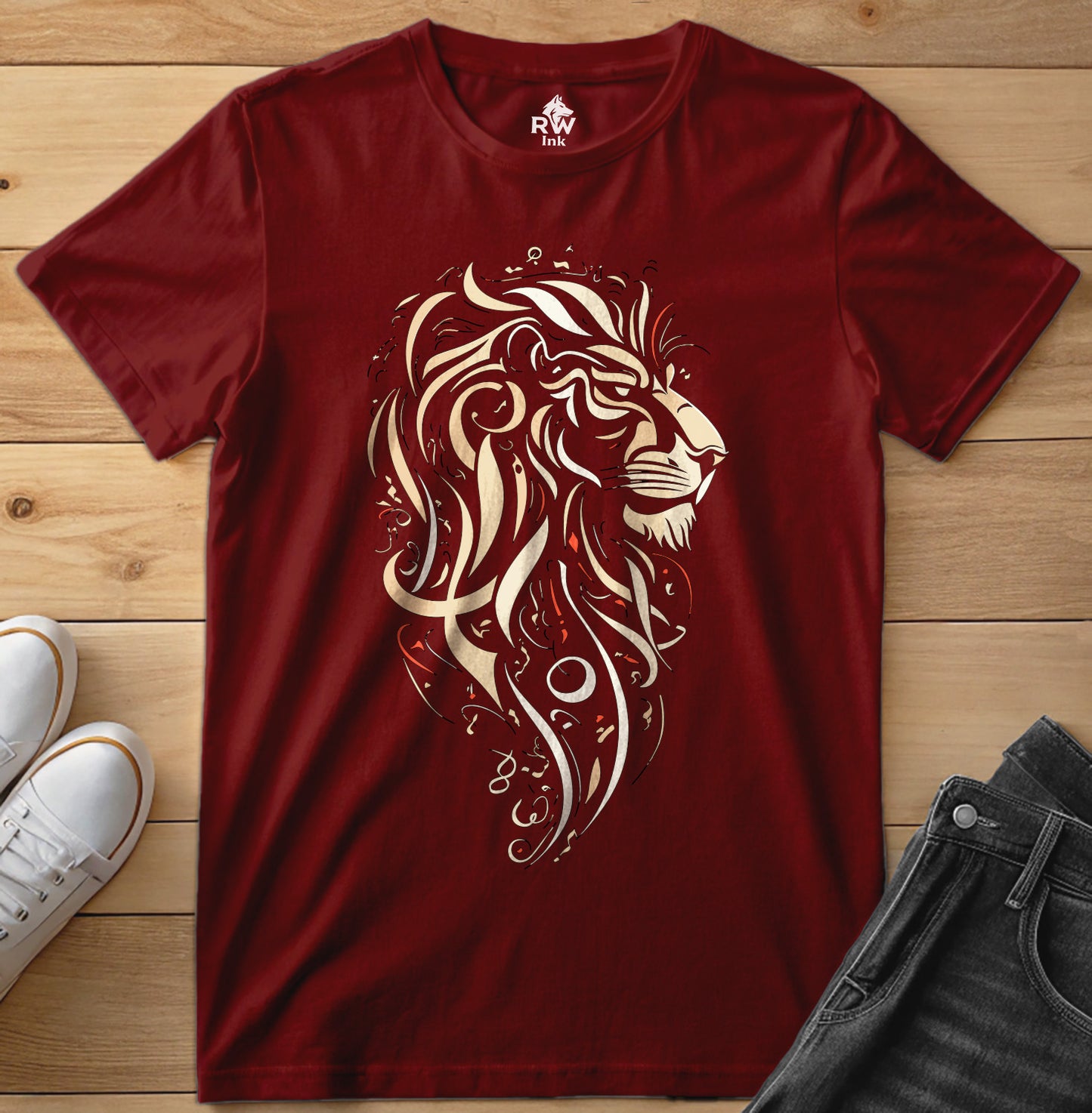 Majestic Lion – Tribal Art Tee | Bella+Canvas 3001 Unisex T-Shirt