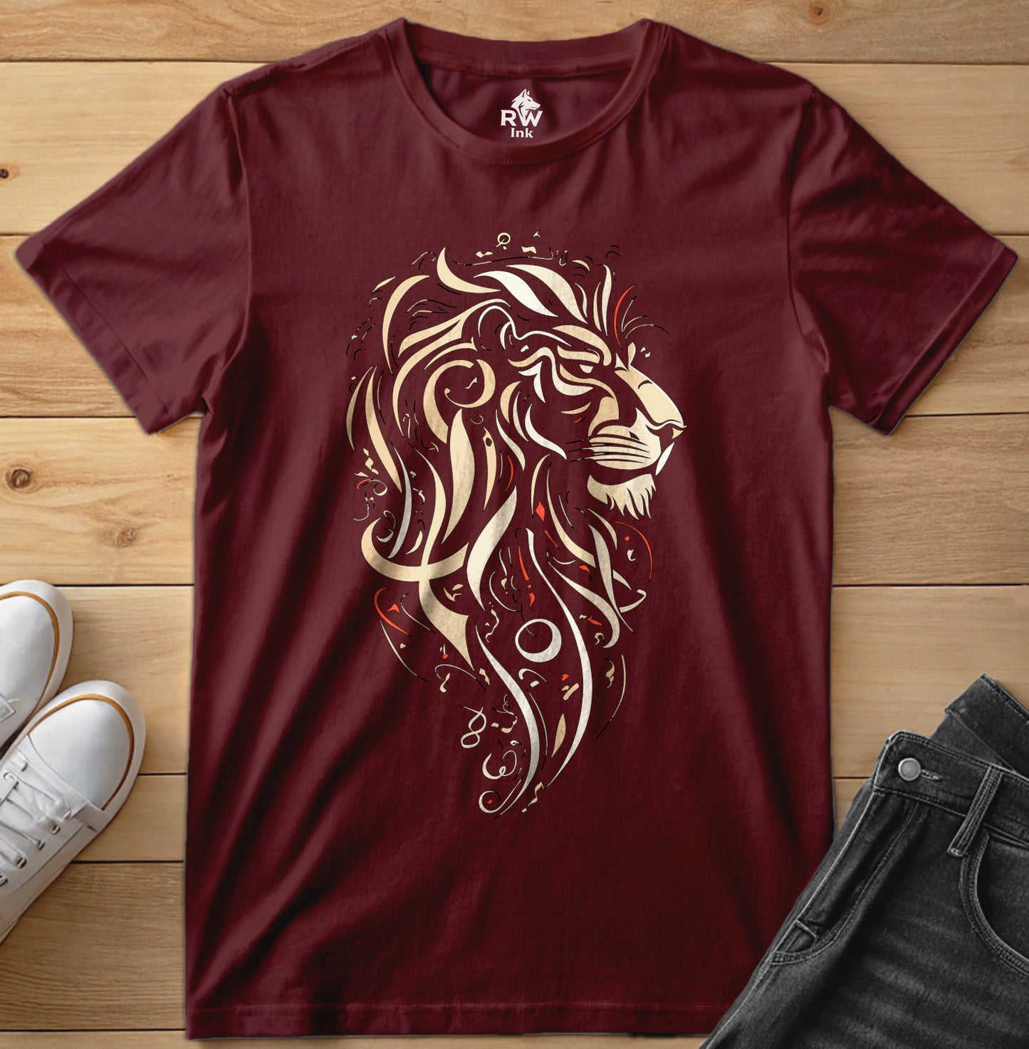 Majestic Lion – Tribal Art Tee | Bella+Canvas 3001 Unisex T-Shirt