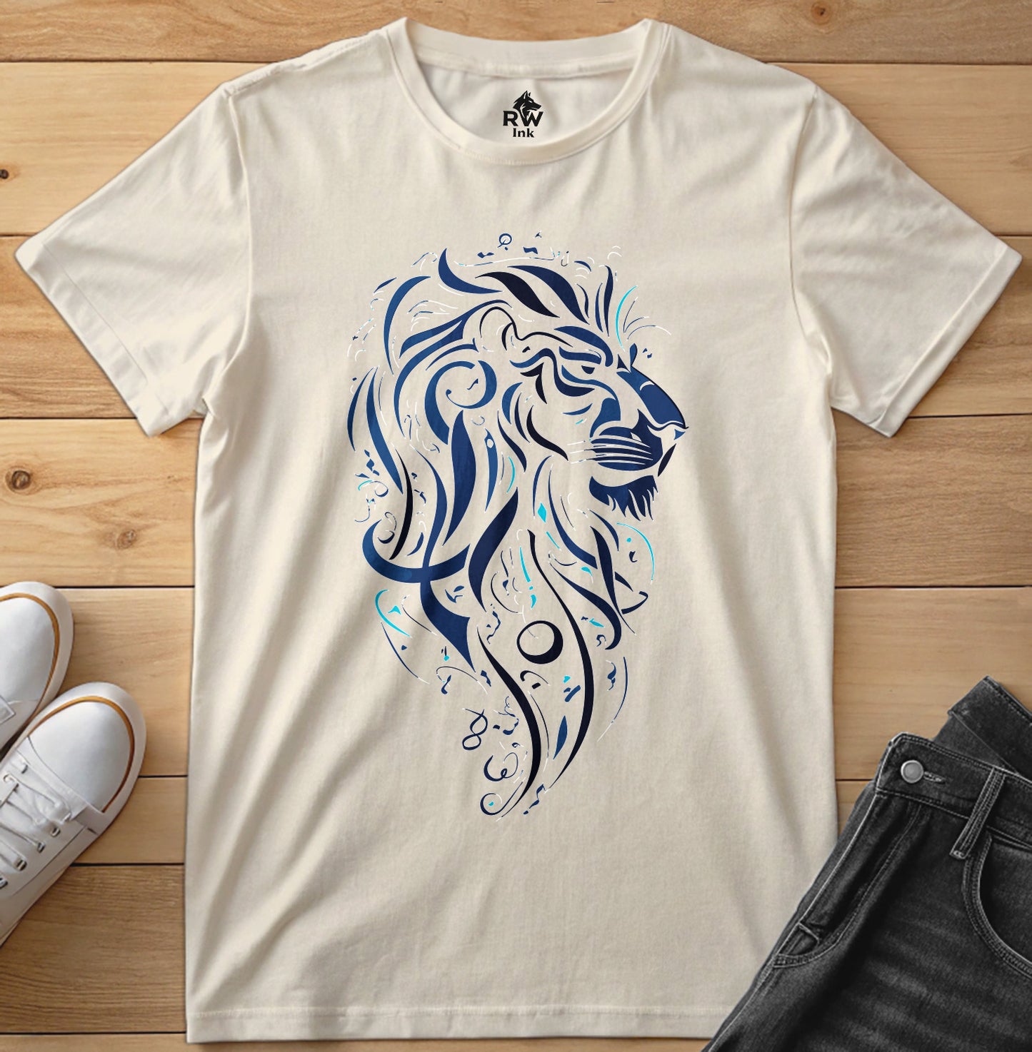 Majestic Lion – Tribal Art Tee | Bella+Canvas 3001 Unisex T-Shirt