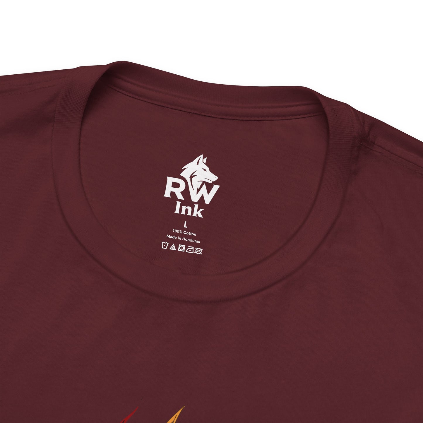 Calligraphic Flame – Art Fire-Inspired T-Shirt | Bella+Canvas 3001 Unisex Tee
