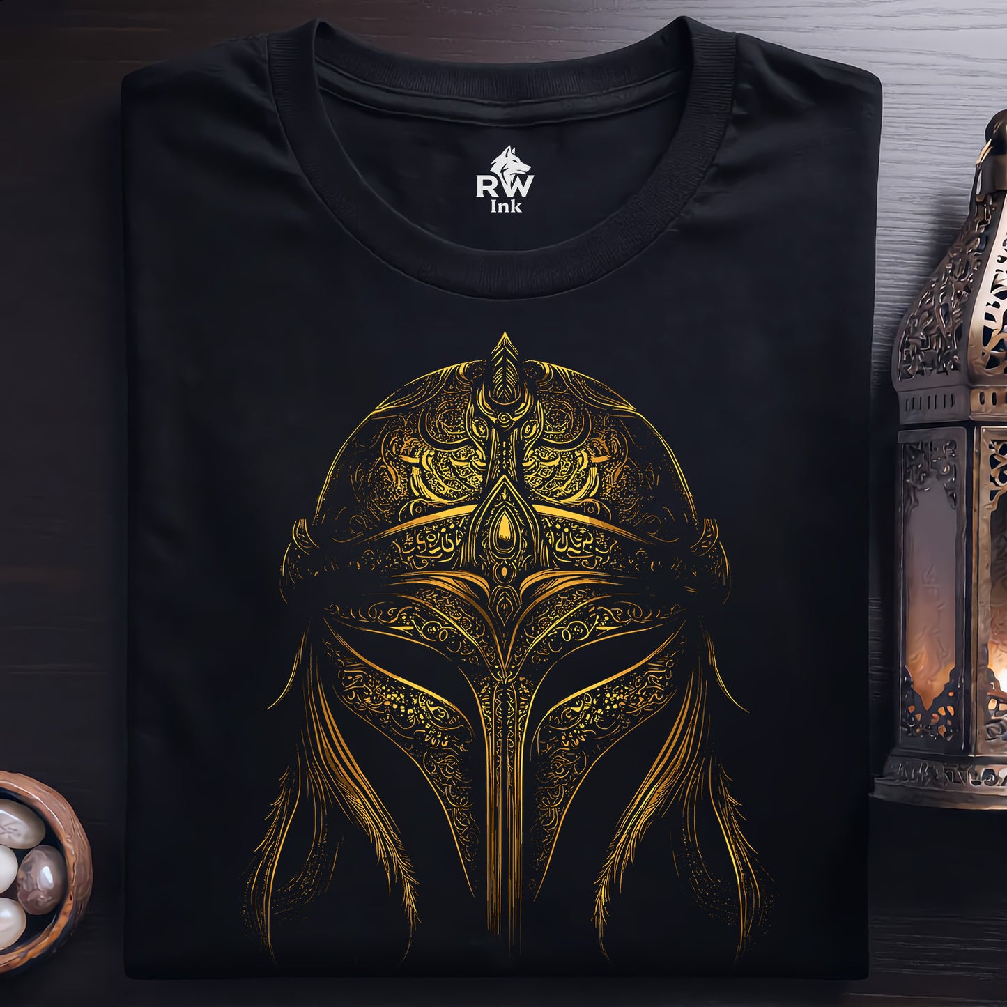 Mystic Golden Viking Helmet Tee- Bella+Canvas 3001
