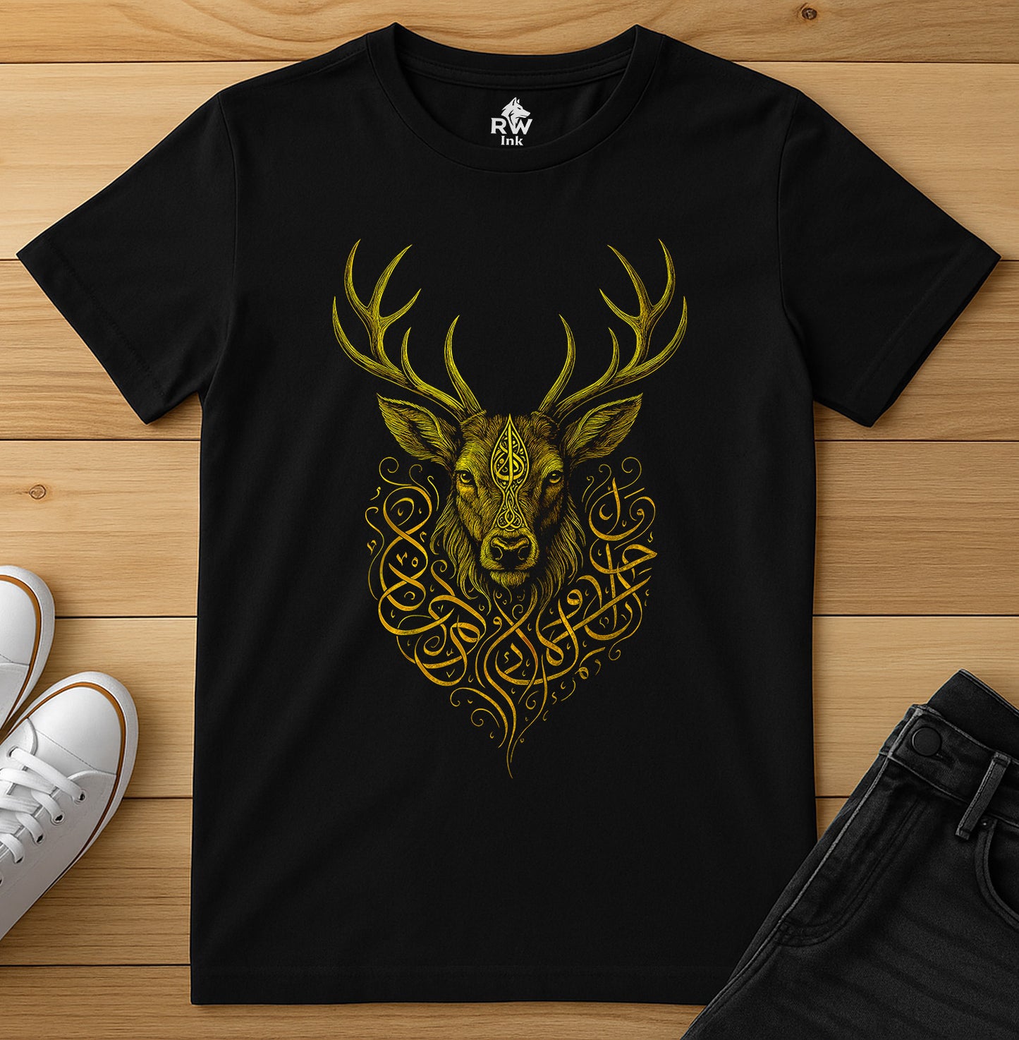 Heart of the Wild – Stag Head Tee | Bella+Canvas 3001 Unisex T-Shirt