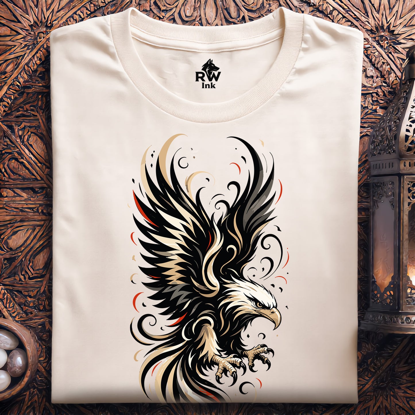 Rising Eagle – Tribal Art Tee | Bella+Canvas 3001